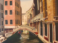 Venice Bridge I 24x28